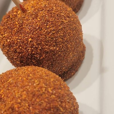 Candy Apples with Chamoy And Tajin 🍏🌶