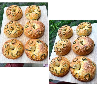 12ct Cheddar Jalapeno Bagels