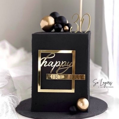 6 Inch 3 layered Rectangle Cake 