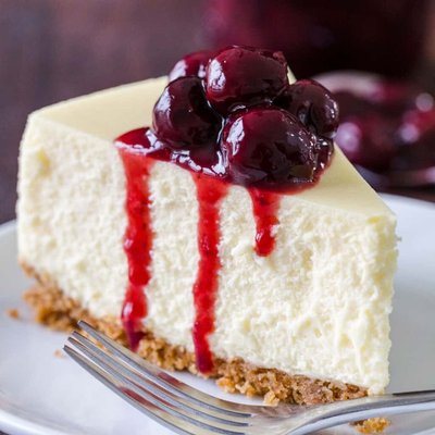 New York Style Cheesecake.