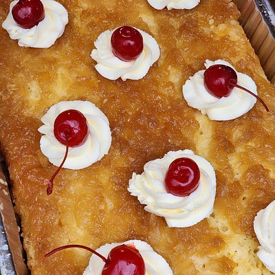 Pineapple Upside Down Cake With Crushed Pineapple 