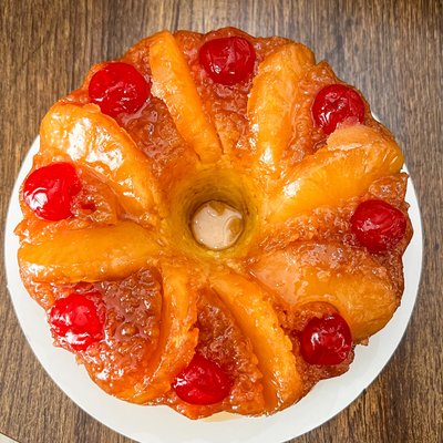 Pineapple Upside Down Bundt Cake 7-Inch