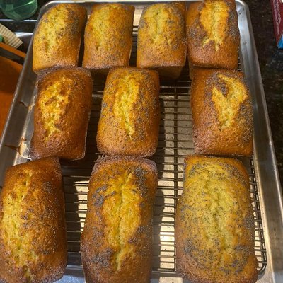 Lemon Poppy Cake Loaf(Mini Size)