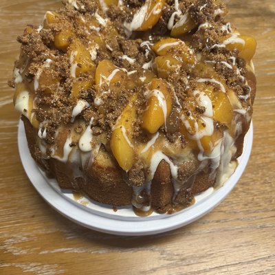 Peach Cobbler Pound Cake