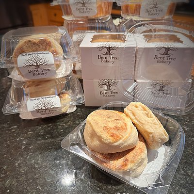 Sourdough English Muffins 6 Each