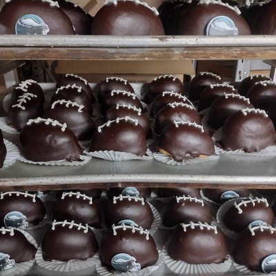 Mini Football Cakes