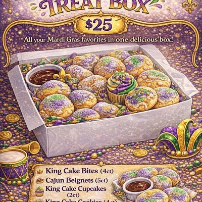🎭 MARDI GRAS MIXED TREATS BOX