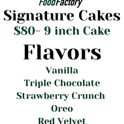 Specialty Cakes