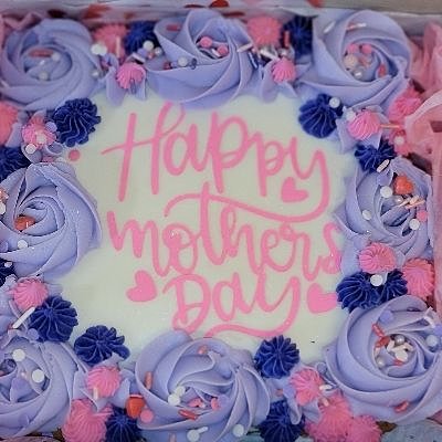 Mini Sheet Cake (8x8 Wording Can Be Customized)