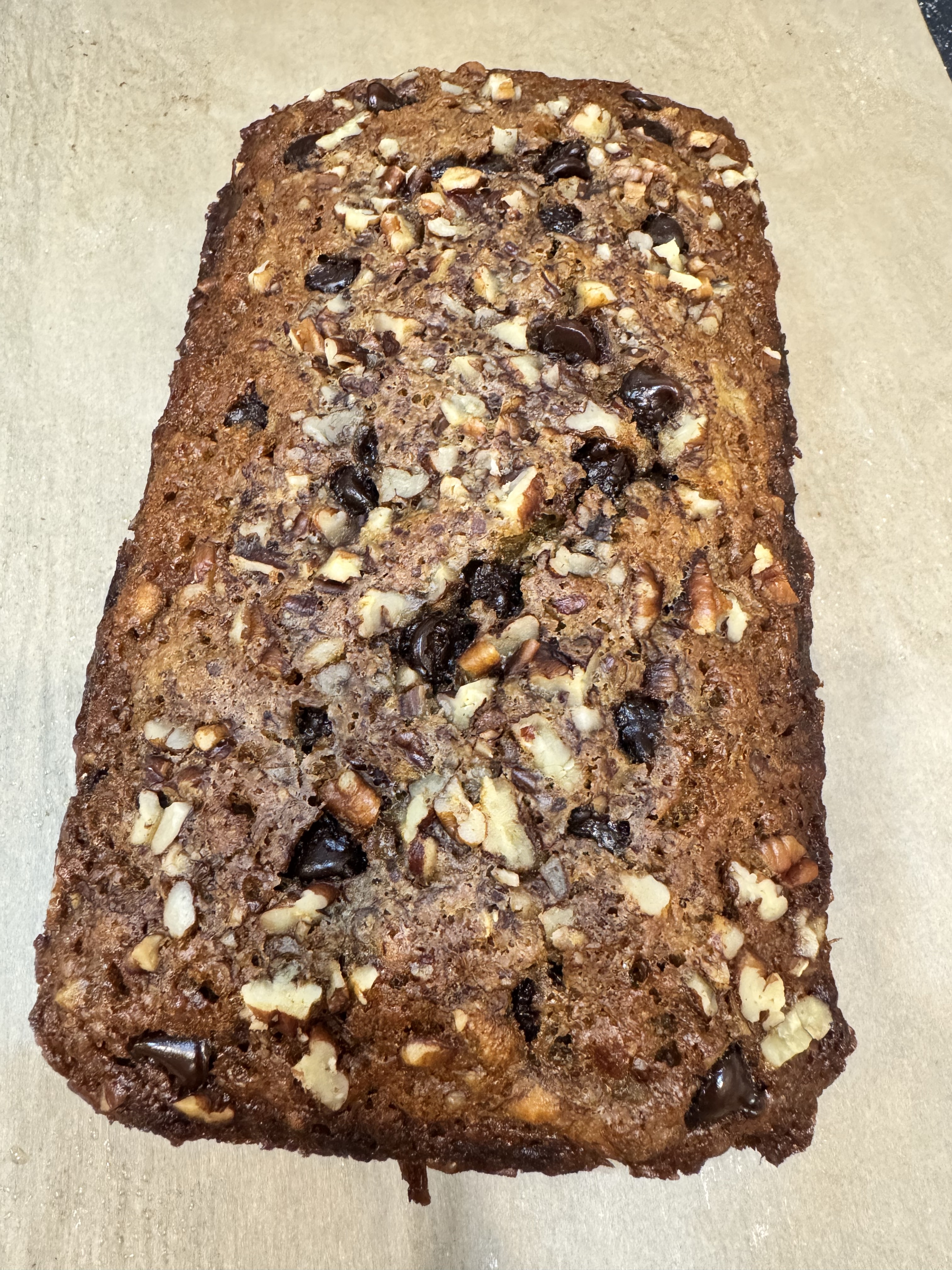 Banana W/ Chocolate Chips Loaf