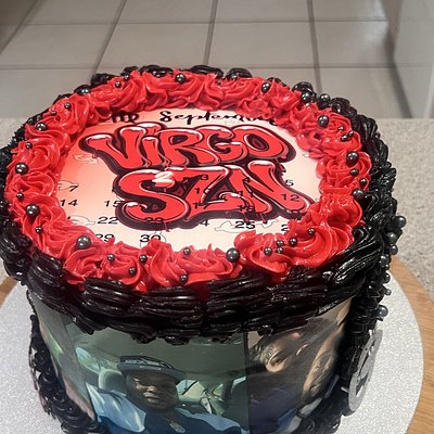 Custom Image Cakes On Top & 2-3 Images For Sides