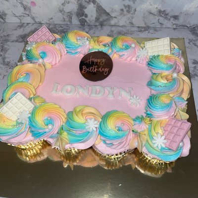 Mini Cupcake Sheet Cake