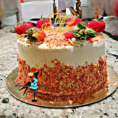 Strawberry Shortcake Crumb Cake