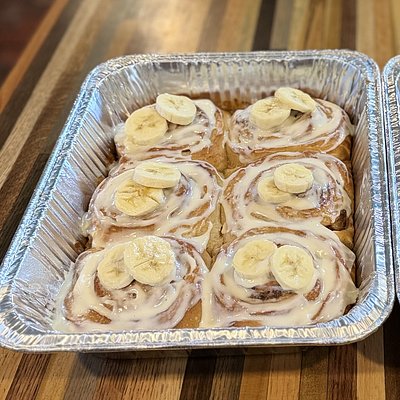 1/2 Dozen Banana Bread Rolls🍌🍞