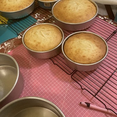 8 X 2” Almond Cake Layer