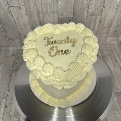 6 Inch Regular Heart Cake (small)