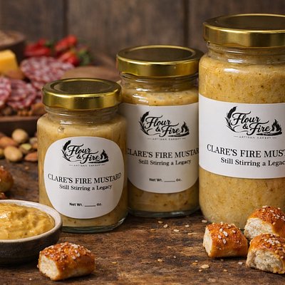 Clare’s Fire Mustard 4 Oz.