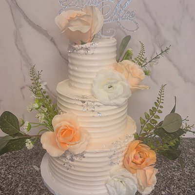 3 Tier Cake 8",6" & 4"
