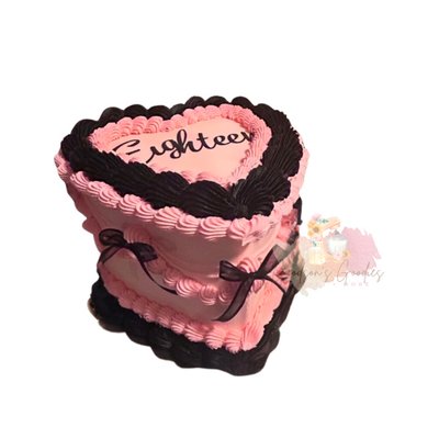 8” Heart Cake 