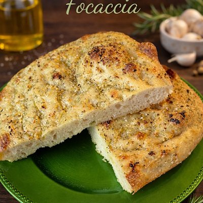 Rosemary & Garlic Sourdough Focaccia 