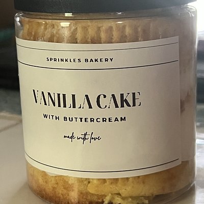 Cake Jar Vanilla