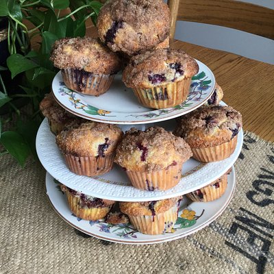 4ct Blueberry Strusel Muffins