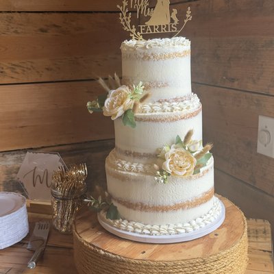Three Tier Wedding Cake 