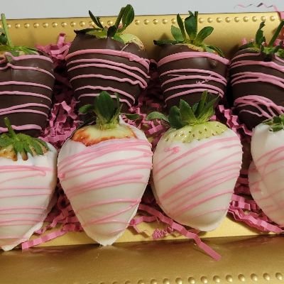 Half & Half Dozen Strawberries 