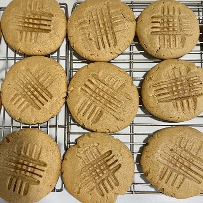 Sourdough Peanut Butter Cookies 