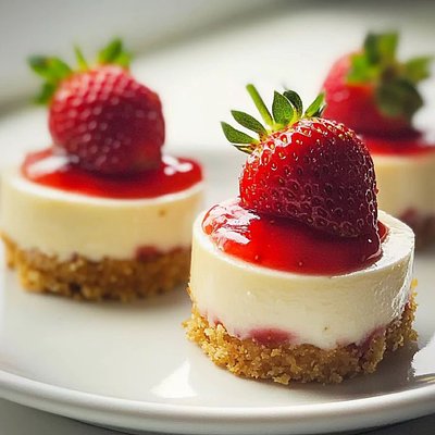 Mini Strawberry Cheesecake 