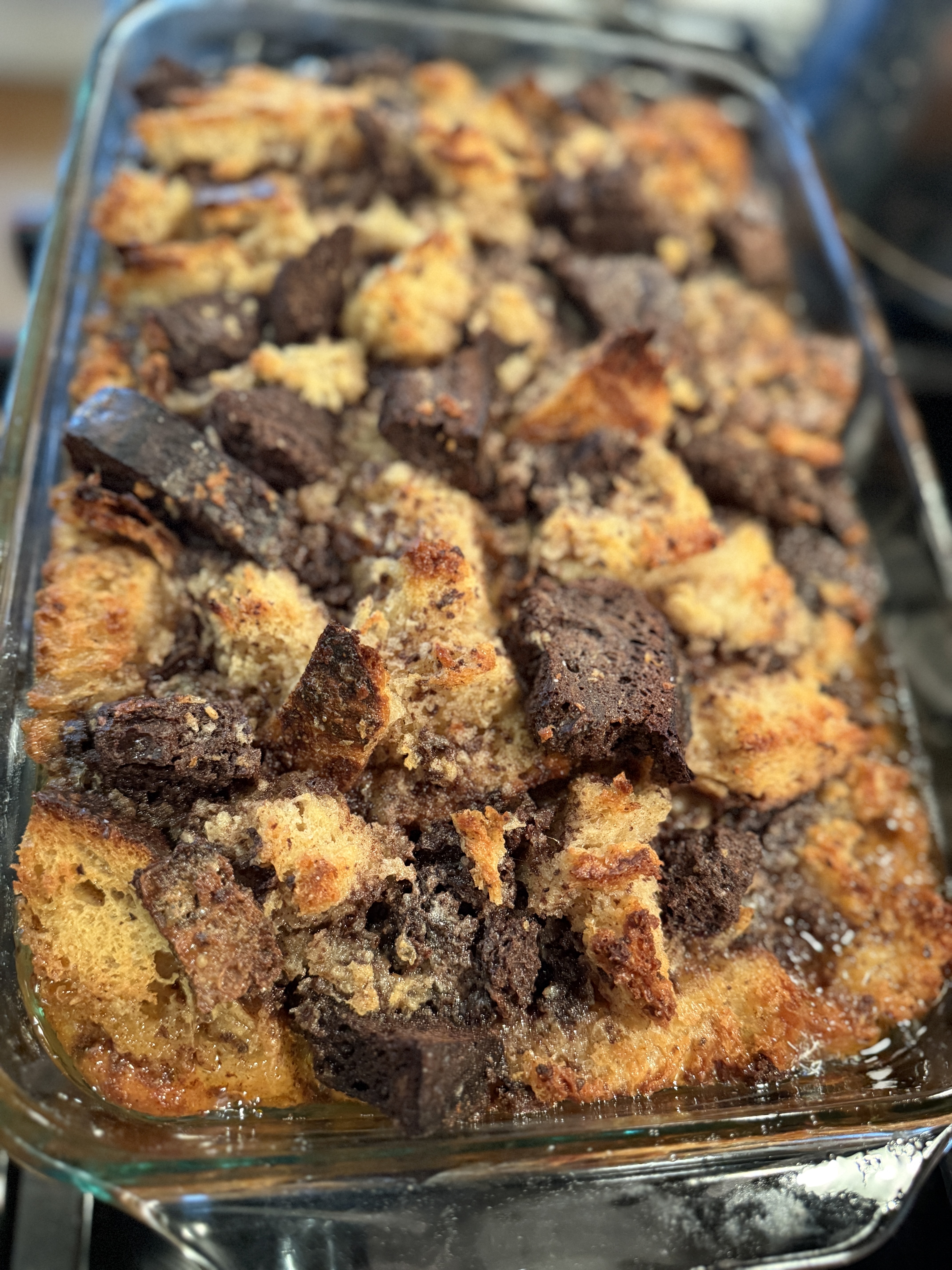 Louisiana Sourdough Bread Pudding Tray