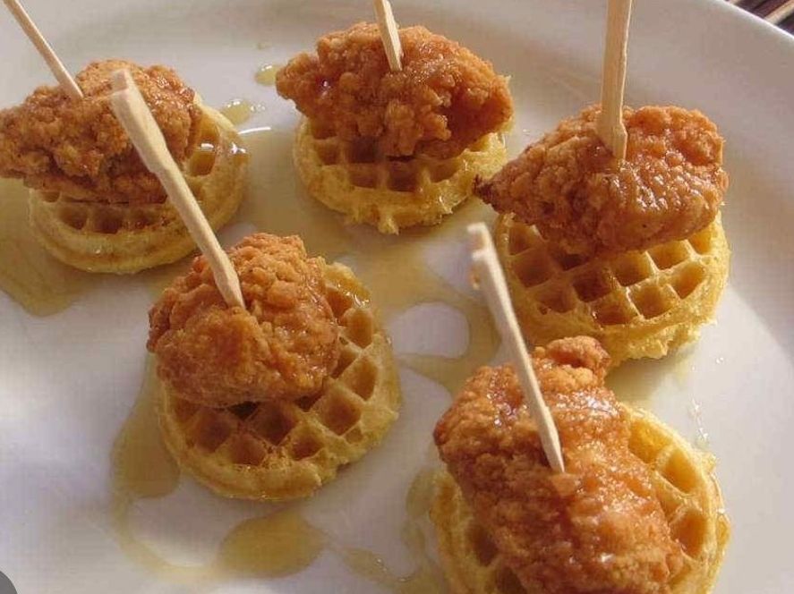 Mini Chicken and Waffles