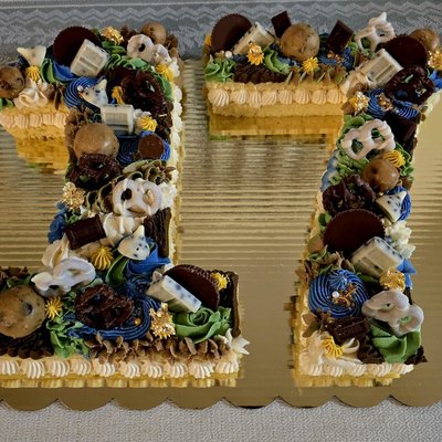 Large Number Cake Double Digit