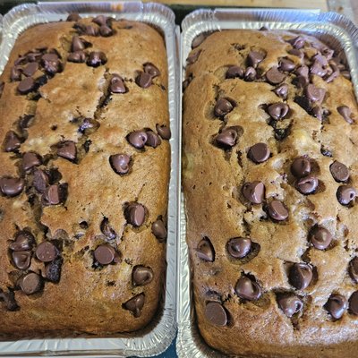 Chocolate Chip Sourdough Banana Bread