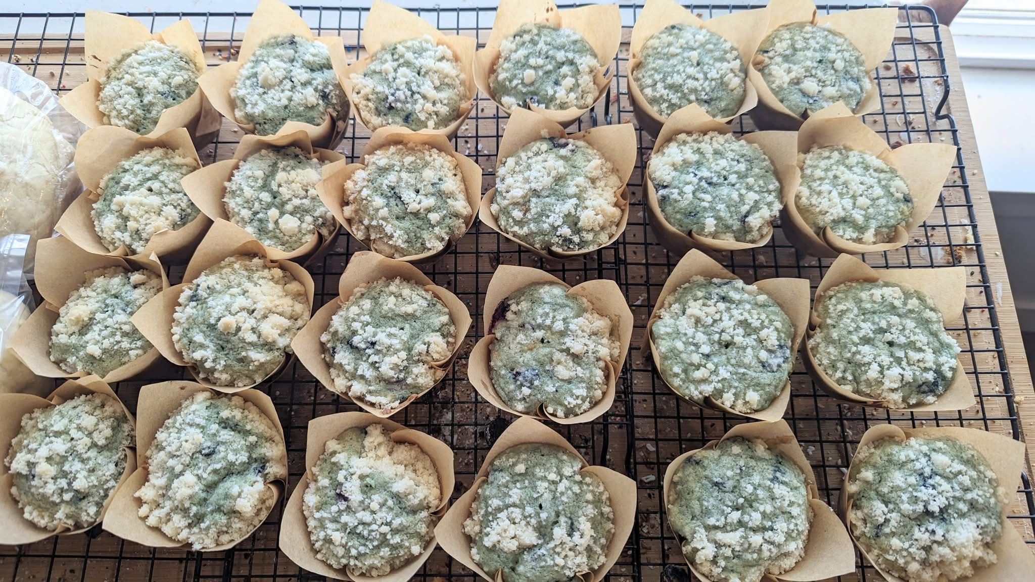 Sourdough Blueberry Crumble Muffins (6pk)