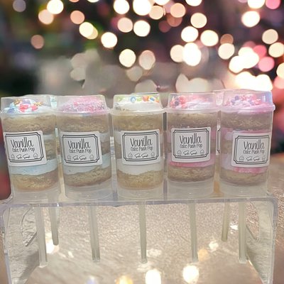 Vanilla Cake Push Pop