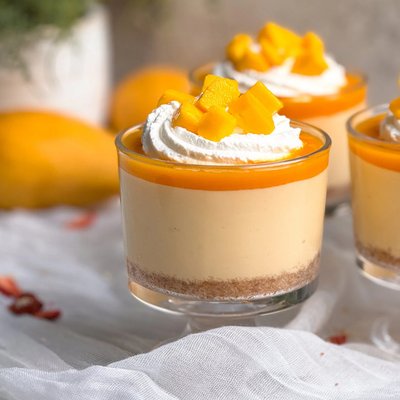 Mango Cheesecake Shooters 