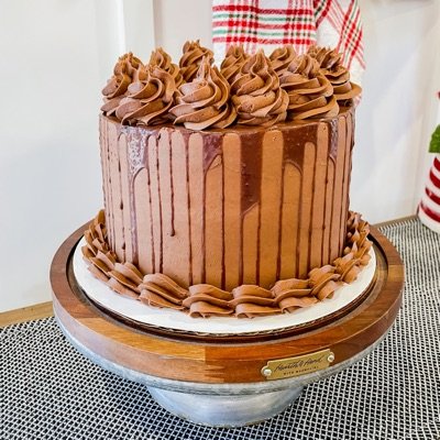Bakery Style Chocolate Cake Recipe W/ Chocolate Ganache Drip