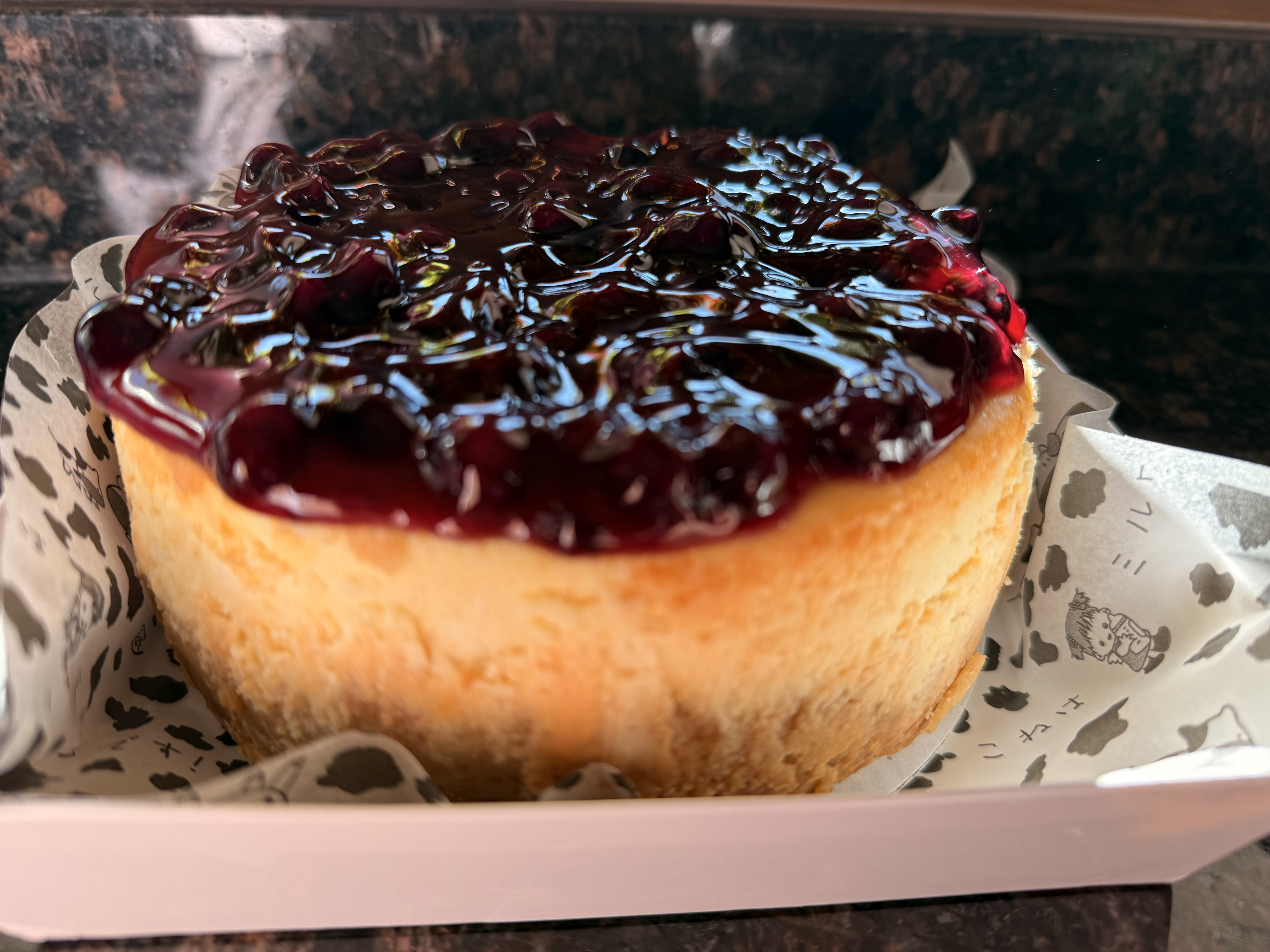 9 Inch Blueberry Cheesecake 