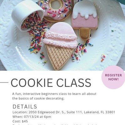 Summer Sweets Cookie Decorating Class Reservations