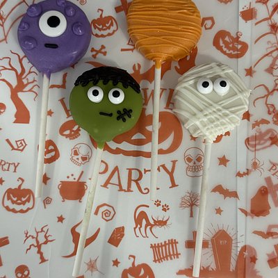 Halloween Cake pops - Vanilla 6 Ct 