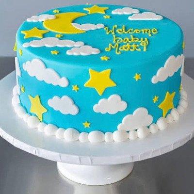 Baby Shower/Gender Reveal Cake 8 Inch (serves 8-12)