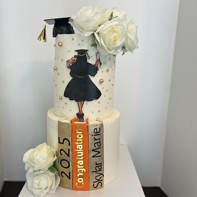 2 Tier Cake (6” & 8”) Serves -/+ 45