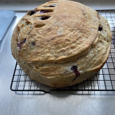 Blueberry Cream Cheese Boule