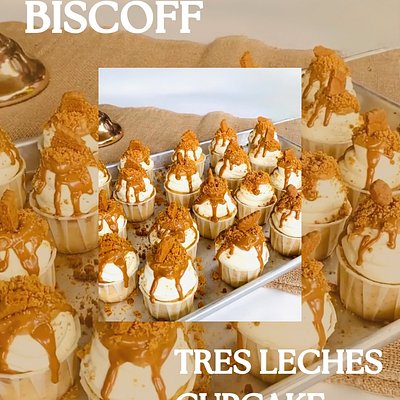 Biscoff Tres Leches CupCakes