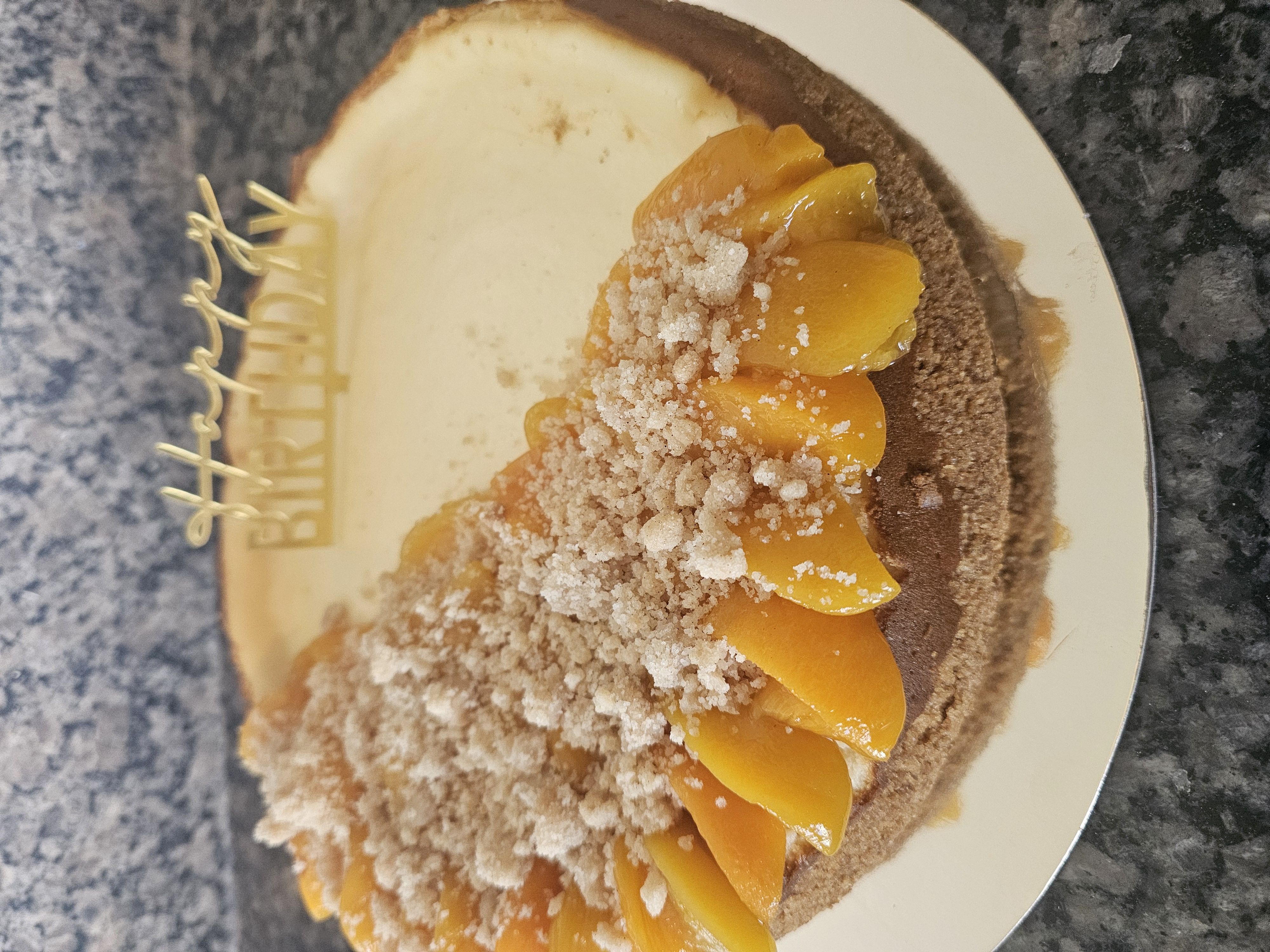 10 Inch Cheesecake With Topping