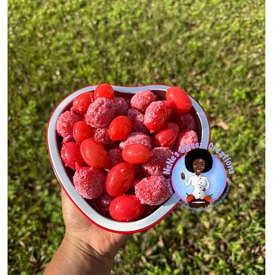 ❤️💞🍇🍍Large Party Size Heart Shaped Candied Grapes & Pineapples🍍🍇💞❤️