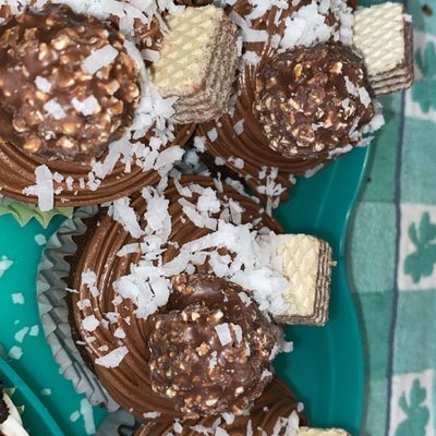 Ferrero Rocher Cupcakes