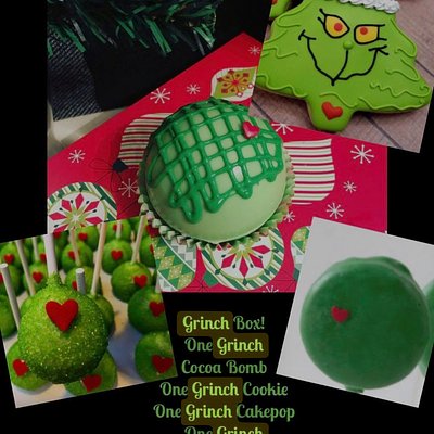 -SOLD OUT- Grinch Treat Box