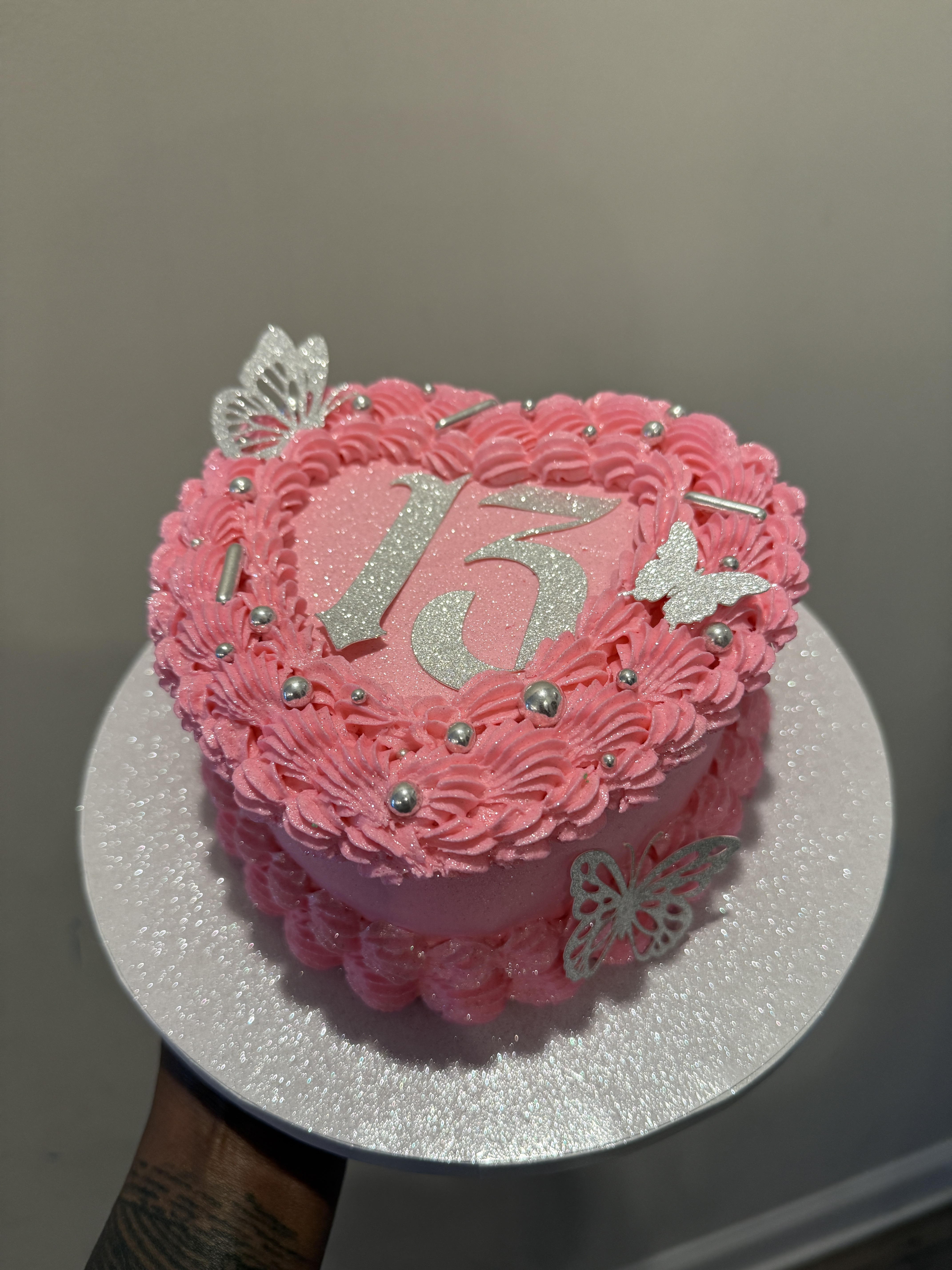 6 Inch Heart Cake